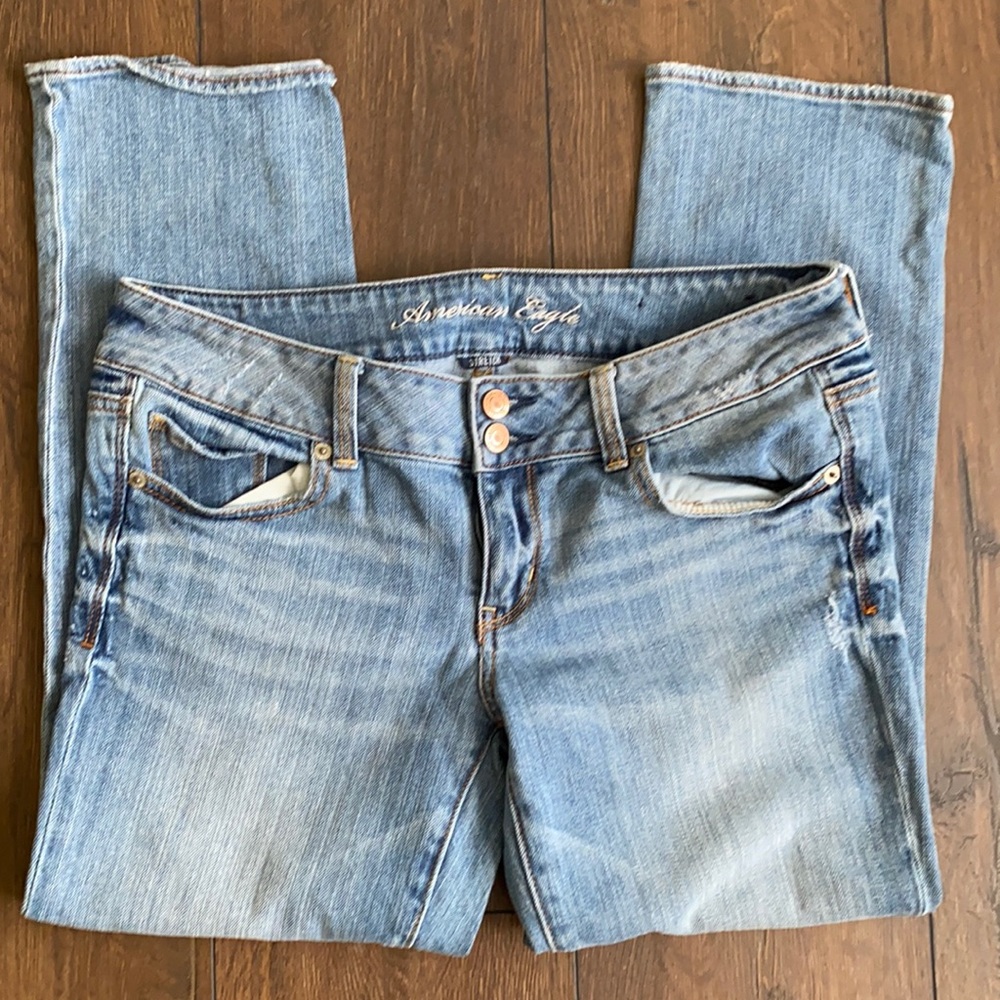 American Eagle - Capri light wash